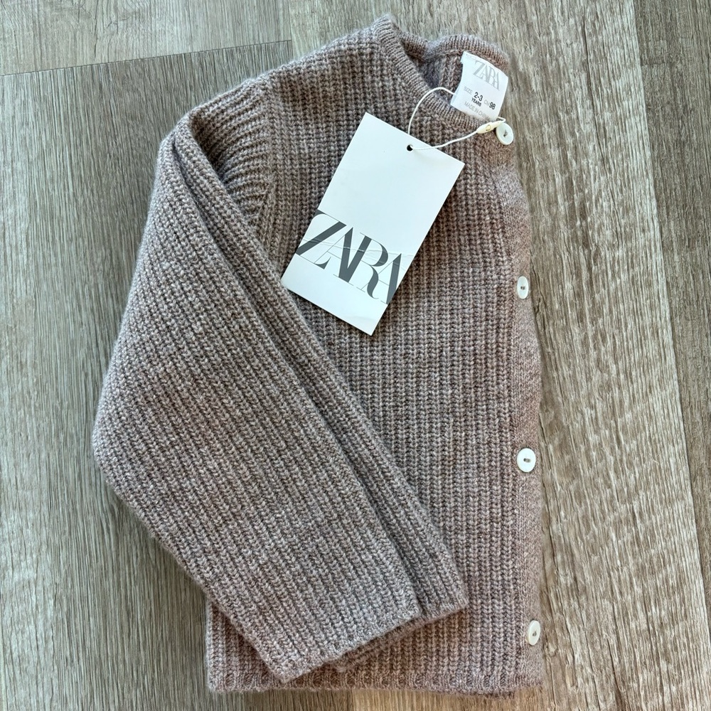 COPY - Zara Kids Wool Blend Knit Cardigan 3T (NWT)